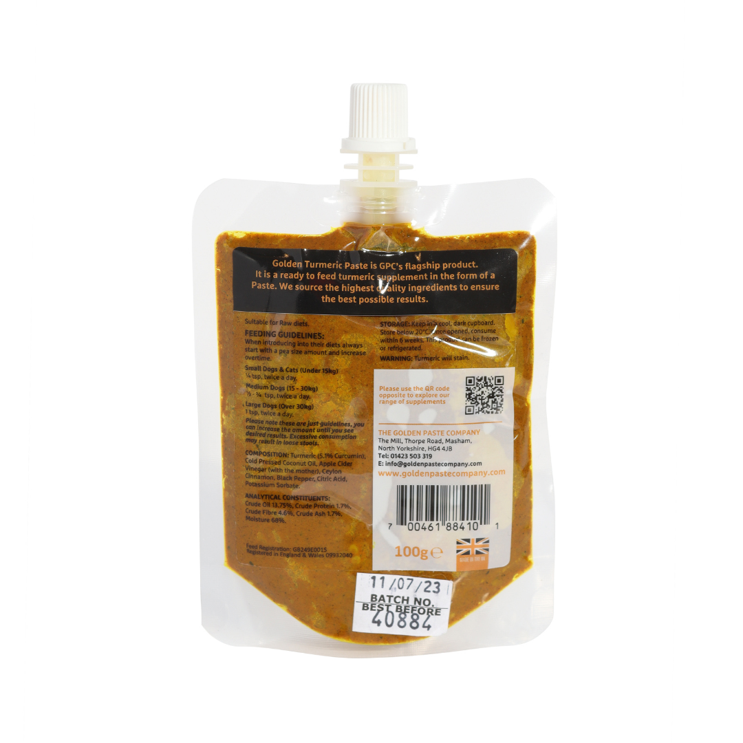 Turmeric Golden Paste for Dogs The Golden Paste Company